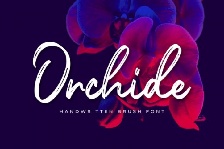 Orchide font preview