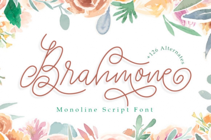 Brahmone font preview