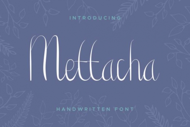 Mettacha font preview