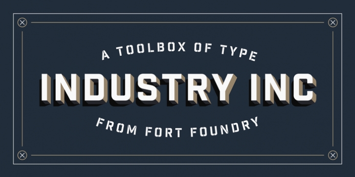 Industry Inc font preview