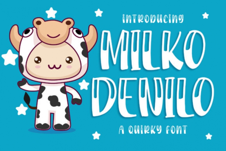 Milko Denilo font preview