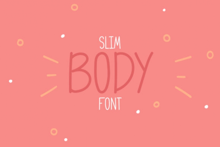 Slim Body font preview