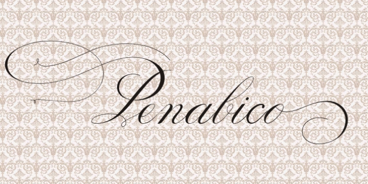 Penabico font preview