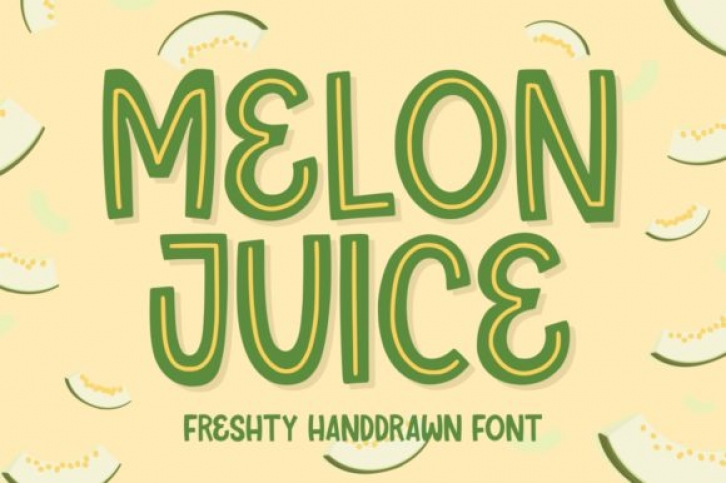 Melon Juice font preview