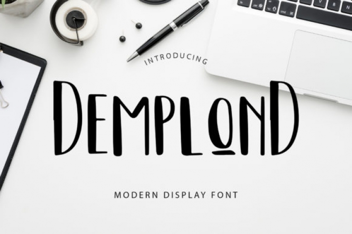Demplond font preview