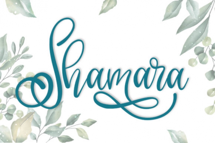 Shamara font preview