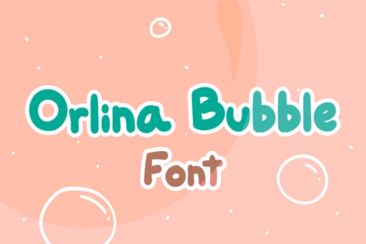 Orlina Bubble font preview