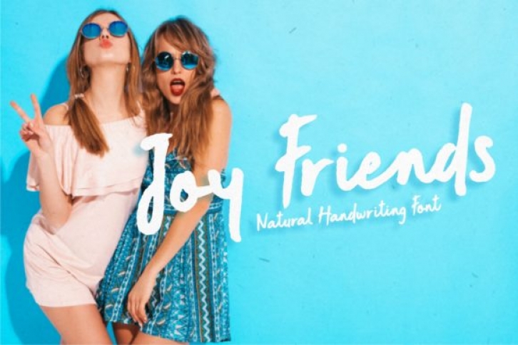 Joy Friends font preview