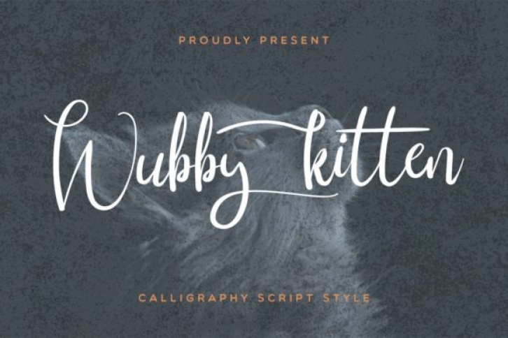 Wubby Kitten font preview