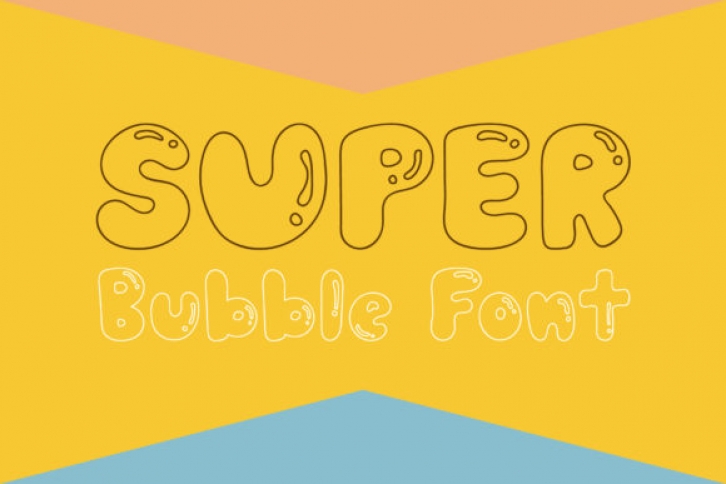 Super Bubble font preview