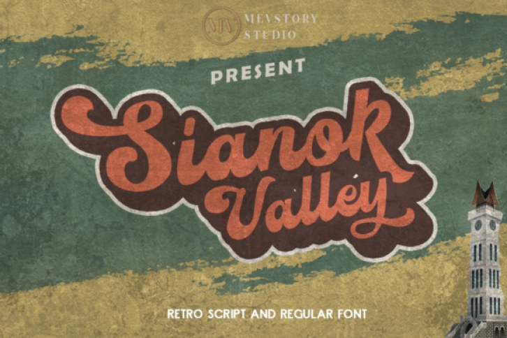 Sianok Valley font preview