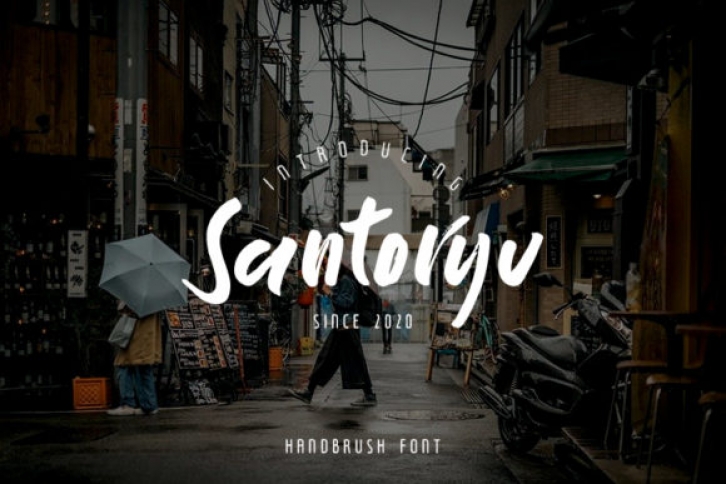 Santoryu font preview