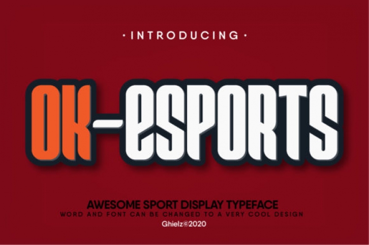 Ok-Esports font preview
