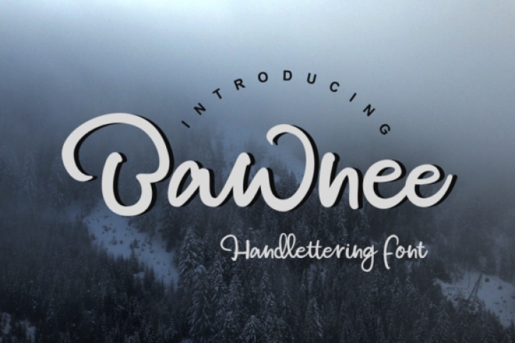 Bawnee font preview