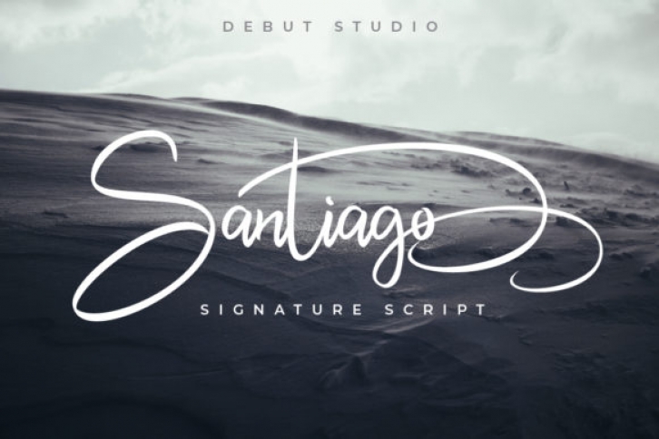 Santiago font preview