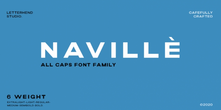 Naville font preview