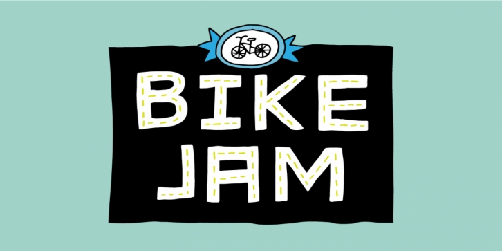 Bike Jam font preview