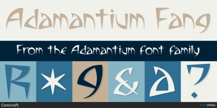 Adamantium font preview