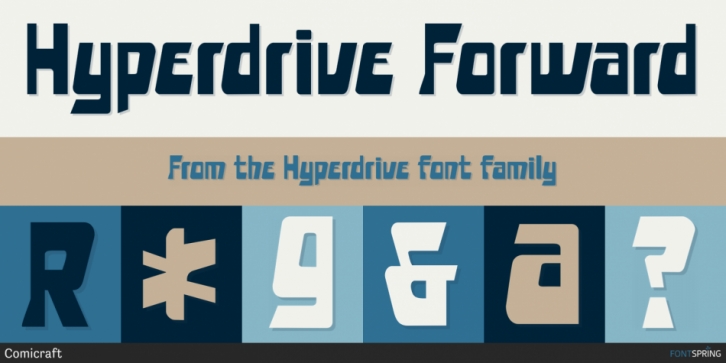 Hyperdrive font preview
