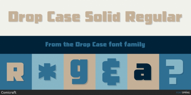 Drop Case font preview