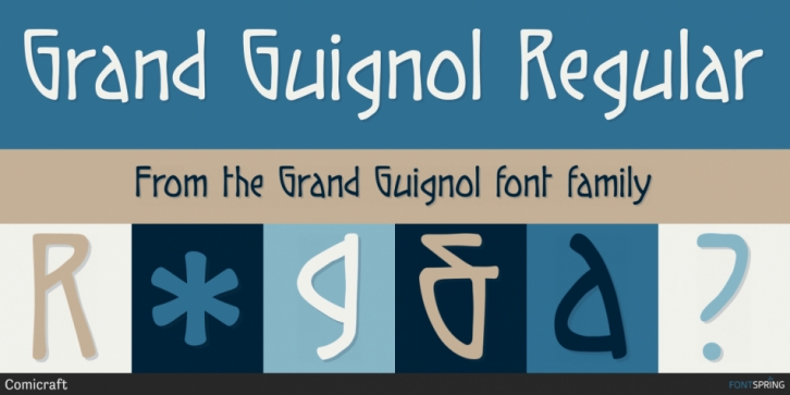 Grand Guignol font preview