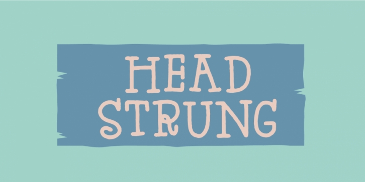 Head Strung font preview