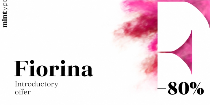Fiorina Title font preview