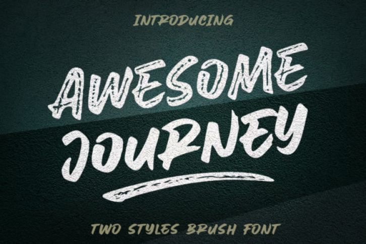 Awesome Journey font preview