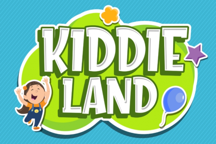 Kiddie Land font preview