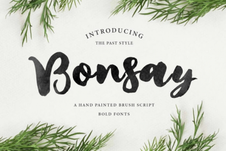 Bonsay font preview