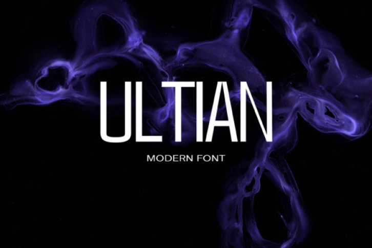 Ultian font preview