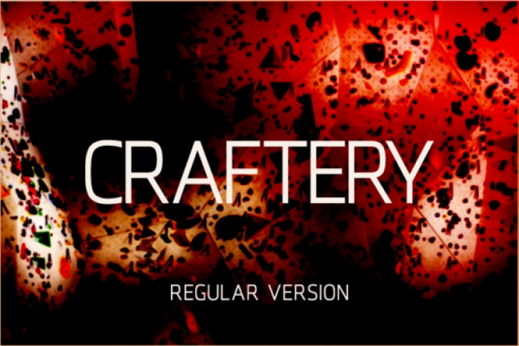 Craftery font preview