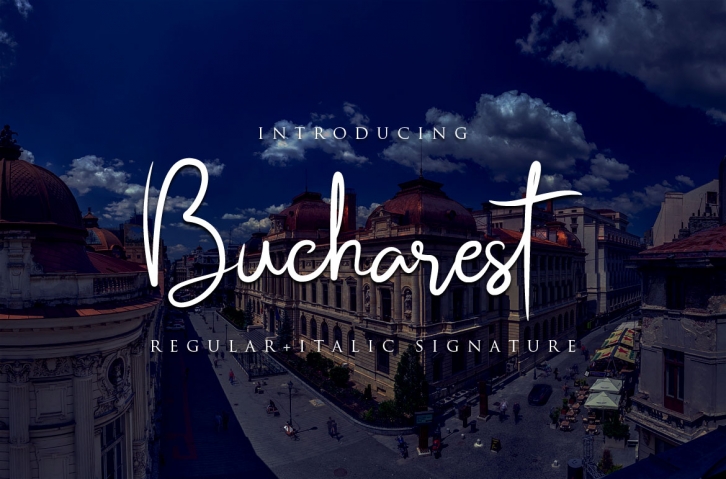 Bucharest font preview