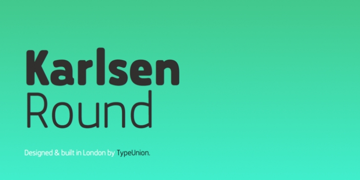Karlsen Round font preview