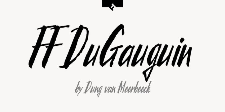 FF DuGauguin font preview