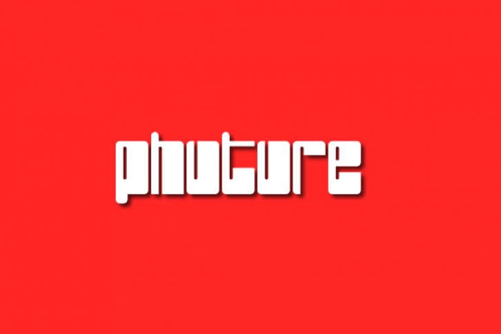 Phuture font preview