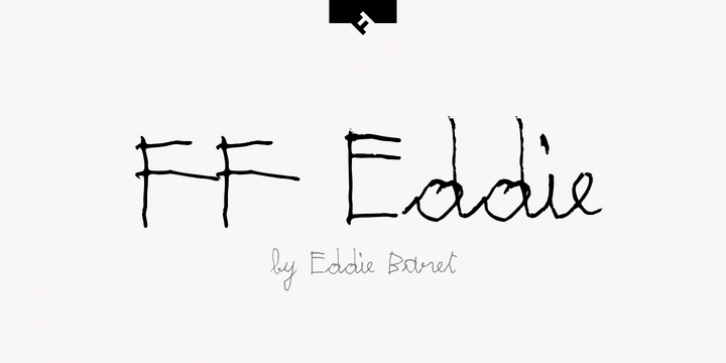 FF Eddie font preview