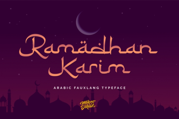 Ramadhan Karim font preview