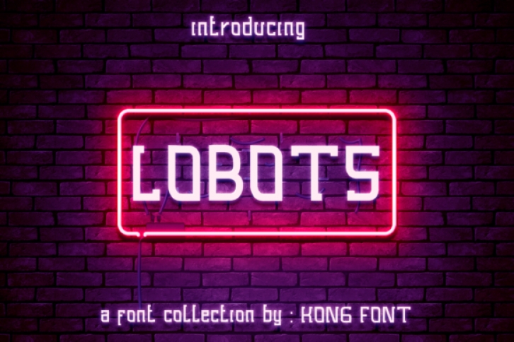 Lobots font preview