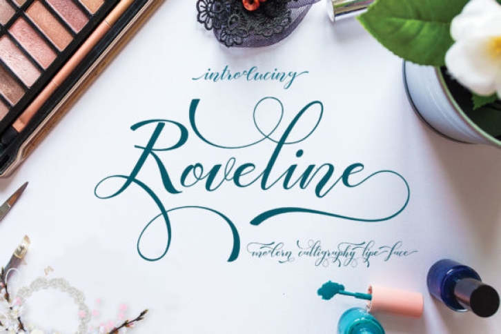 Roveline Script font preview