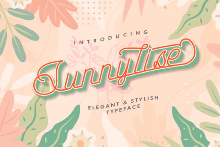Sunnylise font preview