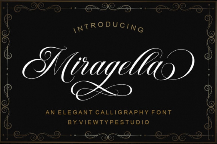 Miragella font preview