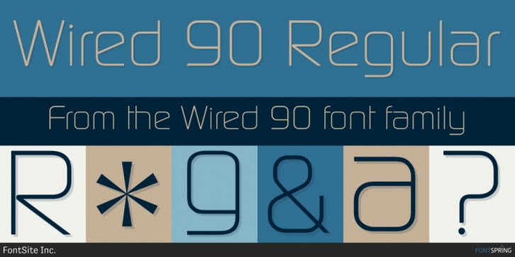 Wired 90 font preview