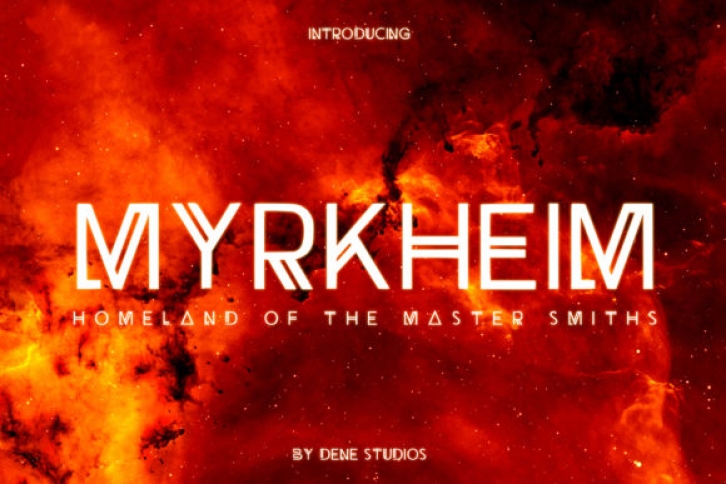Myrkheim font preview