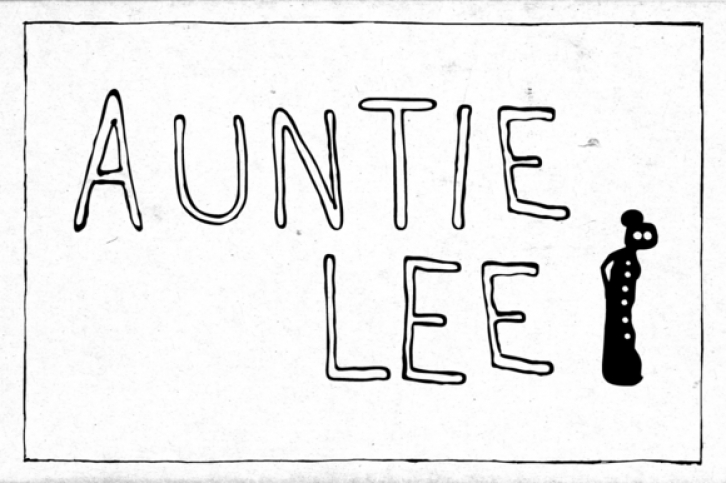 Auntie Lee Outline font preview