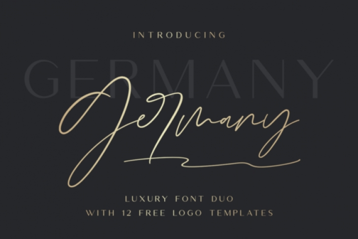 Germany Duo font preview