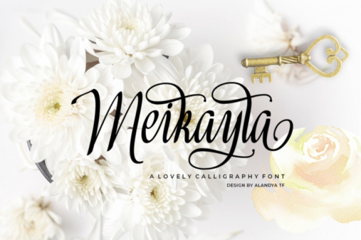 Meikayla Script font preview