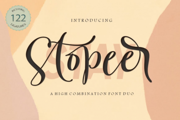 Stay Stopeer Duo font preview