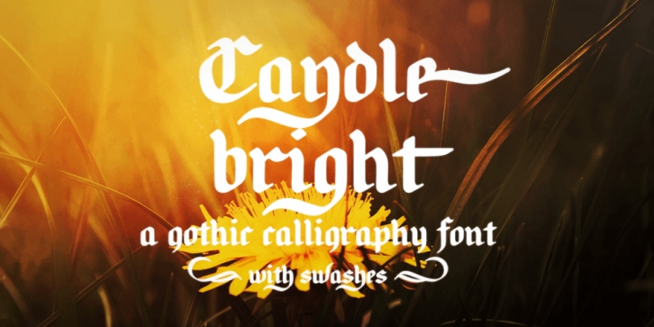 Candlebright font preview