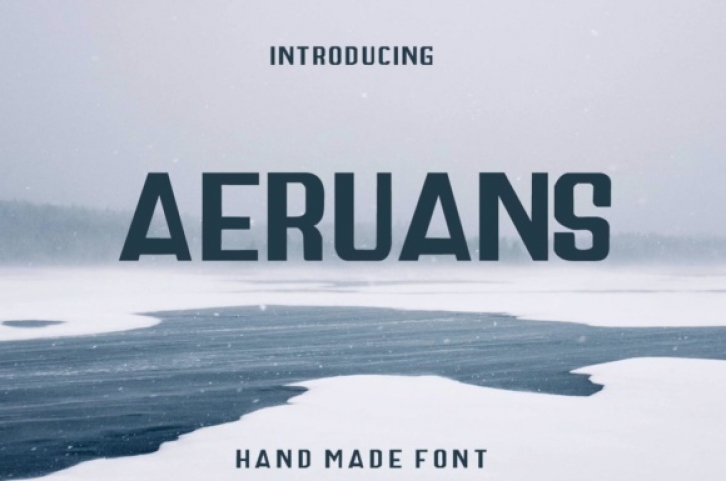 Aeruans font preview